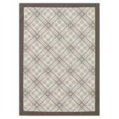 Skandi-Inspiriertes Tablecloth Subtle Geometric De Tischdecke (Vorderseite)