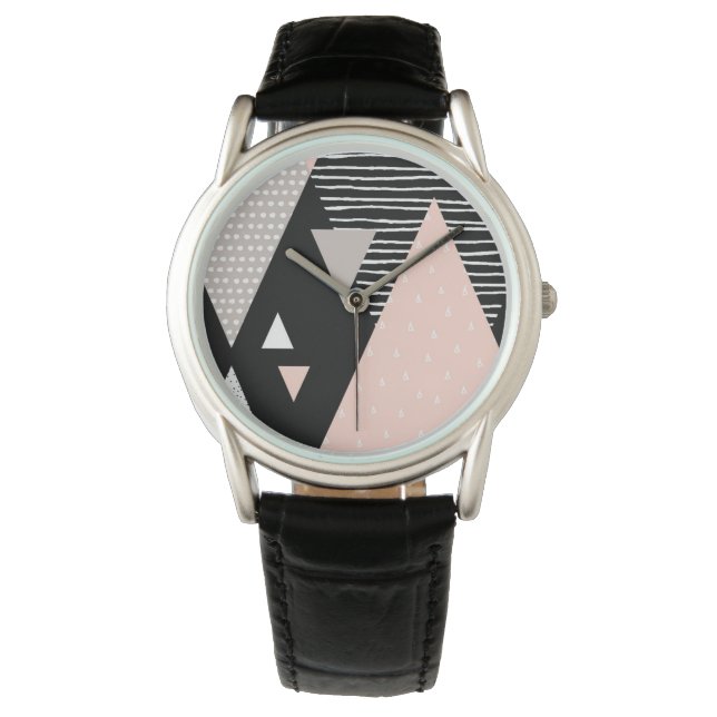 Skandi Mountain Peak Design Armbanduhr (Vorderseite)