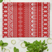 Skandinavian Red Jumper Geschirrtuch (Gefaltet)