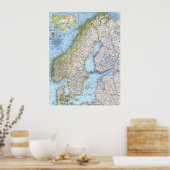 "Skandinavien: 1963/heute Energiearmut Poster (Küche)