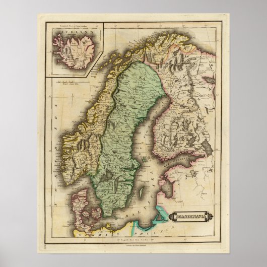 Skandinavien 3 poster (Vorne)