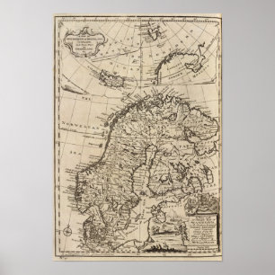 Skandinavien 4 poster