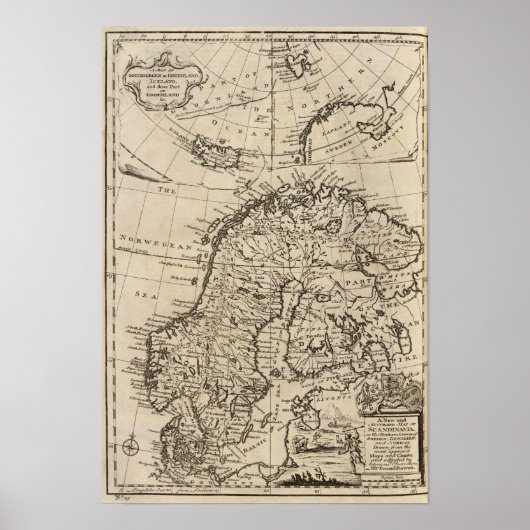 Skandinavien 4 poster (Vorne)