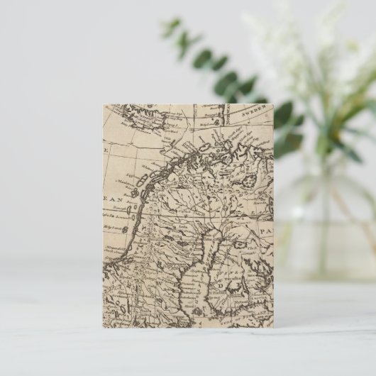 Skandinavien 4 postkarte (Stehend Vorderseite)