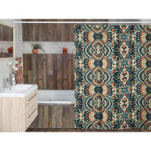 Skandinavien Art Déco Duschvorhang