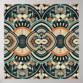 Skandinavien Art Déco Poster (Vorne)