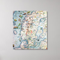 Skandinavien, Detail aus dem Hafen von Carta