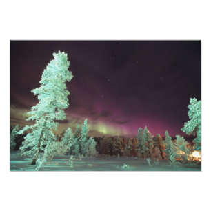 Skandinavien, Finnland, Lappland, Kakslauttanen, Fotodruck