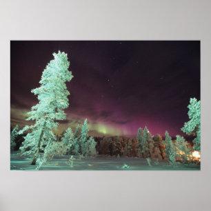 Skandinavien, Finnland, Lappland, Kakslauttanen, Poster