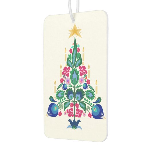 Skandinavien Folk Art Weihnachtsbaum Freshner Autolufterfrischer (Links)