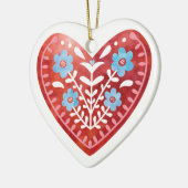 Skandinavien Folk Keramik Keramik Ornament (Links)