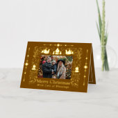 Skandinavien Folktale Weihnachts-Foto Brown (Vorderseite)