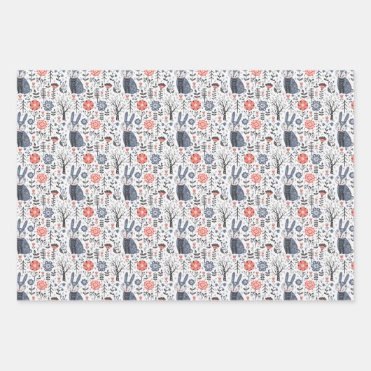 Skandinavien Geschenkpapier Set (Vorderseite)