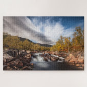 Skandinavien Herbstlandschaft Puzzle (Horizontal)