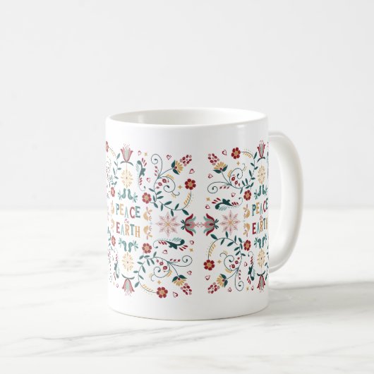 Skandinavien inspiriert Tasse (VorderseiteRechts)