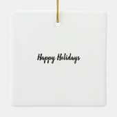 Skandinavien-inspiriert Urlaubsornament Keramikornament (Rückseite)