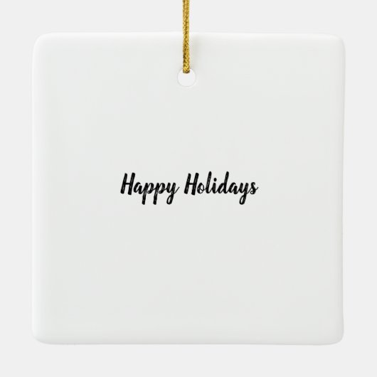 Skandinavien-inspiriert Urlaubsornament Keramikornament (Rückseite)