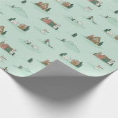 Skandinavien Inspiriertes Wrapping Paper Geschenkpapier (Ecke)