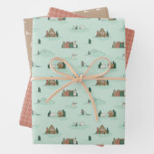 Skandinavien Inspiriertes Wrapping Paper Geschenkpapier Set (Beispiel)