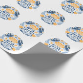 Skandinavien Kunst, Dichtung und Musik Geschenkpapier (Ecke)