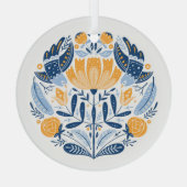 Skandinavien Kunst, Dichtung und Musik Ornament Aus Glas (Rückseite)