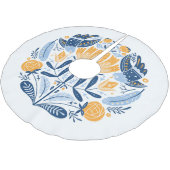 Skandinavien Kunst, Dichtung und Musik Polyester Weihnachtsbaumdecke (Schrägansicht)