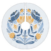 Skandinavien Kunst, Dichtung und Musik Polyester Weihnachtsbaumdecke (Vorderseite)