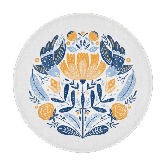 Skandinavien Kunst, Dichtung und Musik Schneidebrett (Vorderseite)