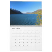 Skandinavien Landschaft Kalender (Mär 2027)