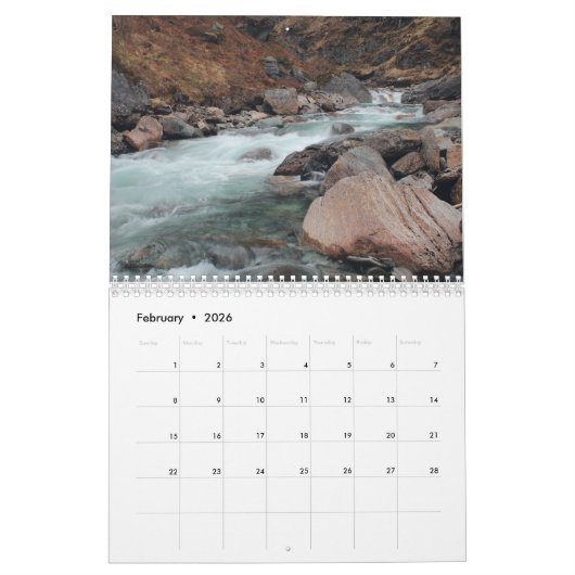 Skandinavien Landschaften Kalender 2024 (Feb 2026)