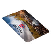 Skandinavien Landschaftliches Foto Magnet (Rechte Seite)