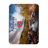Skandinavien Landschaftliches Foto Magnet (Vertikal)