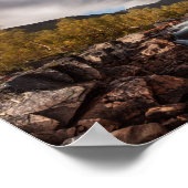Skandinavien Landschaftliches Foto Poster (Ecke)