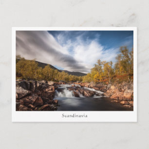 Skandinavien Landschaftliches Foto Postkarte