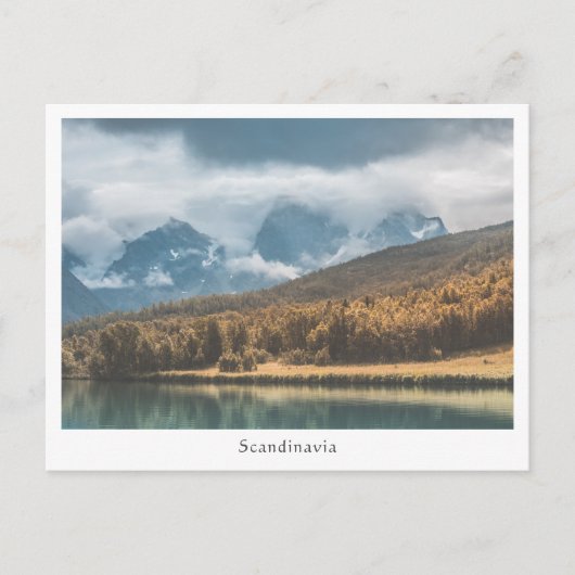 Skandinavien Landschaftsfotografie Postkarte (Vorderseite)