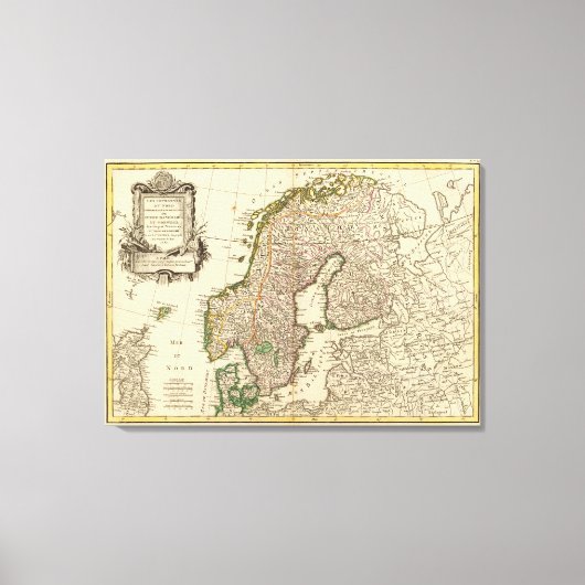 Skandinavien Leinwanddruck (Vorderseite)