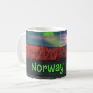 Skandinavien Northern Lights Red Clips Kaffeetasse