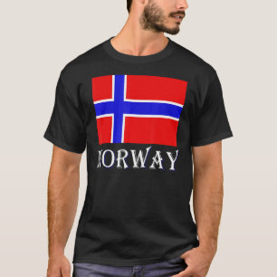 Skandinavien Norwegische Flagge Nordisches Land No T-Shirt