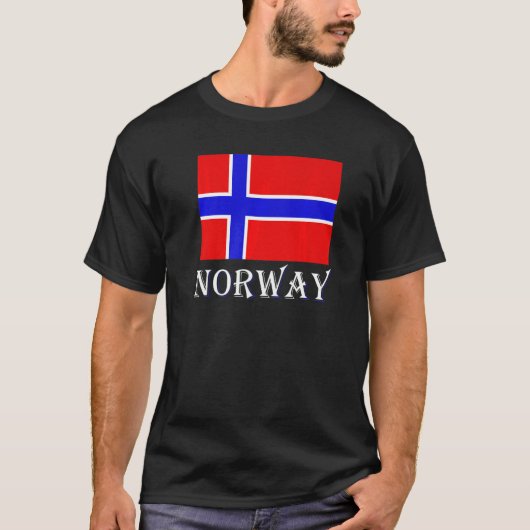 Skandinavien Norwegische Flagge Nordisches Land No T-Shirt (Vorderseite)