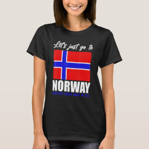 Skandinavien Norwegische Flagge Nordisches Land No T-Shirt