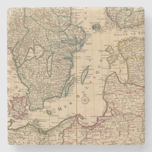 Skandinavien, Ostsee, Schweden, Dänemark Steinuntersetzer (Vorderseite)