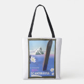 Skandinavien Reiseplakat Tasche (Rückseite)