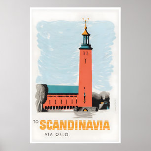 Skandinavien-Reiseposter-Homedekor-Druck Poster