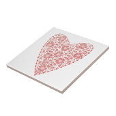 Skandinavien Rot Weiß Fliese (Seite)