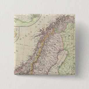 Skandinavien, Schweden Button