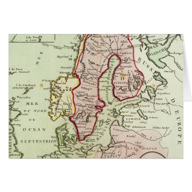 Skandinavien, Schweden, Dänemark (Vorderseite (Horizontal))