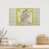 Skandinavien, Schweden, Dänemark Poster (Küche)