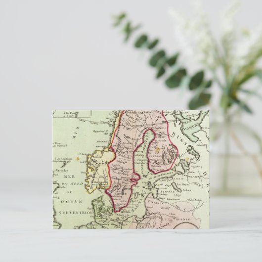 Skandinavien, Schweden, Dänemark Postkarte (Stehend Vorderseite)