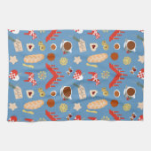 Skandinavien/Schweden Jul Weihnachtsgebäck Design Geschirrtuch (Horizontal)