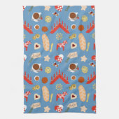 Skandinavien/Schweden Jul Weihnachtsgebäck Design Geschirrtuch (Vertikal)